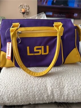 LSU Purple and Gold Shoulder Bag by Sandoll